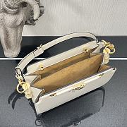 Fendi Touch Leather Bag White 8BT349 26.5x10x19cm - 2