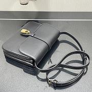 Celine Medium Tabou Smooth Leather Black 196583DK1 22x16x7cm - 3