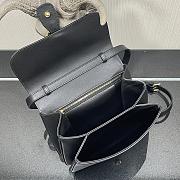 Celine Medium Tabou Smooth Leather Black 196583DK1 22x16x7cm - 4