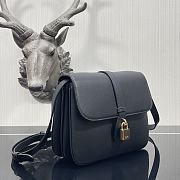 Celine Medium Tabou Smooth Leather Black 196583DK1 22x16x7cm - 6