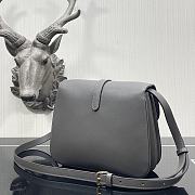 Celine Medium Tabou Smooth Leather Gray 196583DK1 22x16x7cm - 3