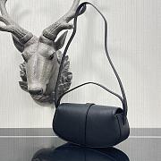 Celine Clutch On Strap Smooth Leather Black 10I593DQ1 18×8×5cm  - 5