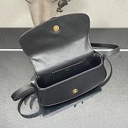 Celine Clutch On Strap Smooth Leather Black 10I593DQ1 18×8×5cm  - 3