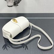 Celine Clutch On Strap Smooth Leather White 10I593DQ1 18×8×5cm - 6