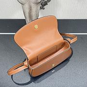 Celine Clutch On Strap Smooth Leather Tan 10I593DQ1 18×8×5cm - 5