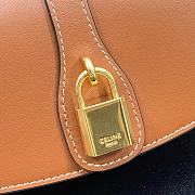 Celine Clutch On Strap Smooth Leather Tan 10I593DQ1 18×8×5cm - 4