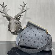 Fendi Medium First Flannel Gray 8BP127 32.5x15x23.5cm - 6