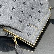 Fendi Medium First Flannel Gray 8BP127 32.5x15x23.5cm - 2