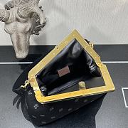 Fendi Medium First Flannel Black 8BP127 32.5x15x23.5cm - 4