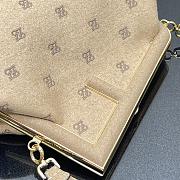 Fendi Medium First Flannel Beige 8BP127 32.5x15x23.5cm - 2