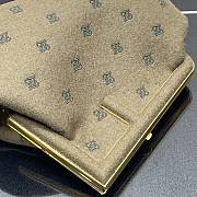 Fendi Medium First Flannel Olive Green 8BP127 32.5x15x23.5cm - 2