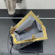 Fendi Small First Flannel Gray 8BP129ABVE 26x9.5x18cm - 6