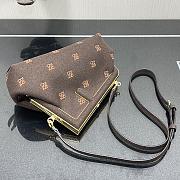 Fendi Small First Flannel Dark Brown 8BP129ABVE 26x9.5x18cm - 2