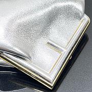 Fendi Medium First Silver Leather 8BP127 32.5x15x23.5cm - 4