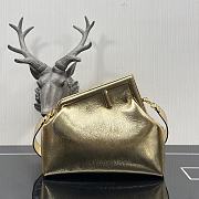 Fendi Medium First Golden Leather 8BP127 32.5x15x23.5cm - 1