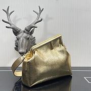 Fendi Medium First Golden Leather 8BP127 32.5x15x23.5cm - 6