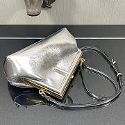 Fendi Small First Silver Leather 8BP129ABVE 26x9.5x18cm - 5