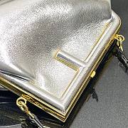Fendi Small First Silver Leather 8BP129ABVE 26x9.5x18cm - 4