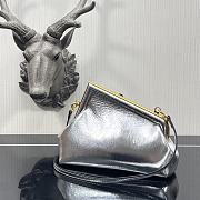 Fendi Small First Silver Leather 8BP129ABVE 26x9.5x18cm - 3