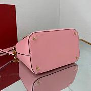 Valentino Supervee Leather Handbag Pink WW2B0J74ZXL 20x19x12cm - 6