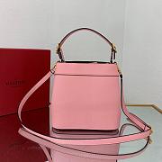 Valentino Supervee Leather Handbag Pink WW2B0J74ZXL 20x19x12cm - 4