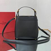 Valentino Supervee Leather Handbag Black WW2B0J74ZXL 20x19x12cm - 3