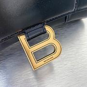 Balenciaga Hourglass Wallet On Chain Black 6560501 19x12x5cm - 5