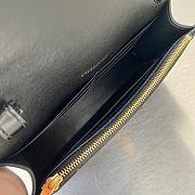 Balenciaga Hourglass Wallet On Chain Black 6560501 19x12x5cm - 3