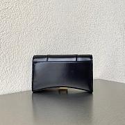 Balenciaga Hourglass Wallet On Chain Black 6560501 19x12x5cm - 2