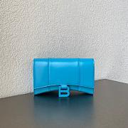 Balenciaga Hourglass Wallet On Chain Blue 6560501 19x12x5cm - 4