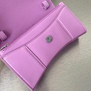 Balenciaga Hourglass Wallet On Chain Pink 6560501 19x12x5cm - 5