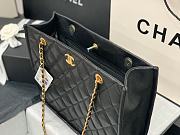 Chanel Large Shopping Bag Grained Leather Black AS2360 23x35.5x9.5cm - 2