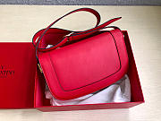 Valentino Garavani Supervee Crossbody Bag Leather Red WB0G09ZXL 26.5x9x15cm - 5