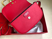 Valentino Garavani Supervee Crossbody Bag Leather Red WB0G09ZXL 26.5x9x15cm - 4