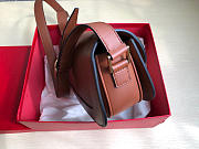 Valentino Garavani Supervee Crossbody Bag Leather Brown WB0G09ZXL 26.5x9x15cm - 2