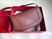 Valentino Garavani Supervee Crossbody Bag Leather Brown WB0G09ZXL 26.5x9x15cm - 4