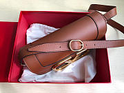 Valentino Garavani Supervee Crossbody Bag Leather Brown WB0G09ZXL 26.5x9x15cm - 5
