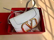 Valentino Garavani Supervee Crossbody Bag Leather White WB0G09ZXL 26.5x9x15cm - 2