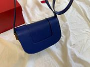 Valentino Small Supervee Crossbody Bag Blue XW2B0G45ZXL 18x7.5x12.5cm - 3