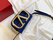 Valentino Small Supervee Crossbody Bag Blue XW2B0G45ZXL 18x7.5x12.5cm - 4