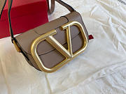 Valentino Small Supervee Crossbody Bag Beige XW2B0G45ZXL 18x7.5x12.5cm - 5