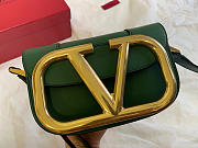 Valentino Small Supervee Crossbody Bag Green XW2B0G45ZXL 18x7.5x12.5cm - 3