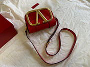 Valentino Small Supervee Crossbody Bag Red XW2B0G45ZXL 18x7.5x12.5cm - 2