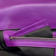 Fendi Baguette Nappa Leather Purple 8BR600 26x5x15cm - 5