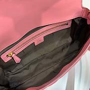 Fendi Baguette Nappa Leather Pink 8BR600 26x5x15cm - 2