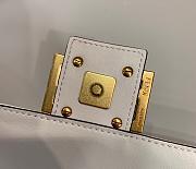Fendi Baguette Nappa Leather White 8BR600 26x5x15cm - 4