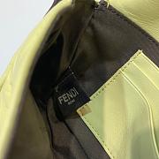 Fendi Small Baguette Nappa Leather Lime 8BS017 18x4x11cm - 4
