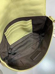 Fendi Small Baguette Nappa Leather Lime 8BS017 18x4x11cm - 2