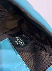 Fendi Small Baguette Nappa Leather Blue 8BS017 18x4x11cm - 2