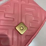 Fendi Small Nappla Leather Pink 8BS017 18x4x11cm - 5